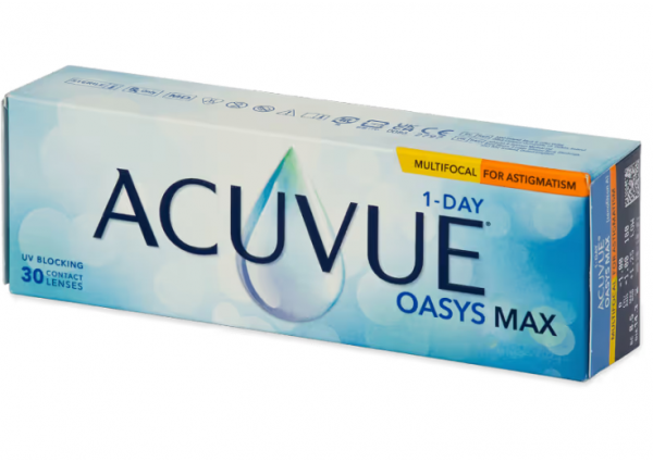 1 Day Acuvue Oasys Max Multif. Astigmatismo 30 Lentes